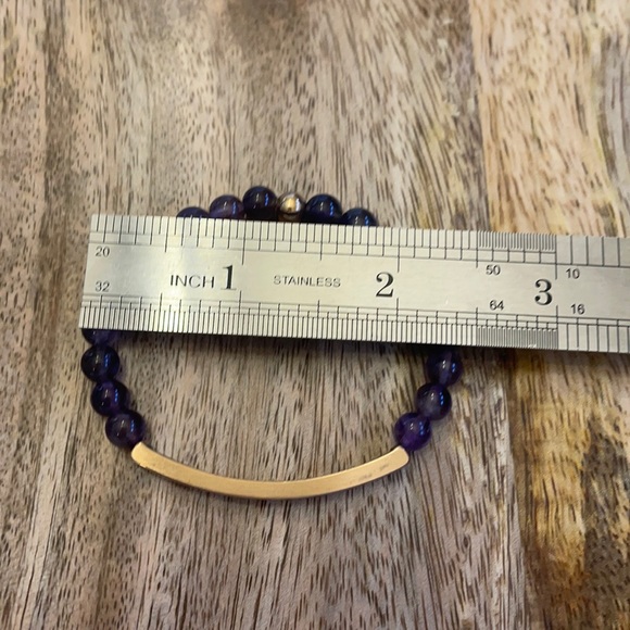 New - Amethyst Bracelet Angels Guard You In All Your Ways Psalm 91:11 - Picture 6 of 10